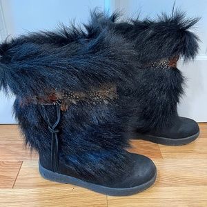 BearPaw genuine fur women’s winter boots